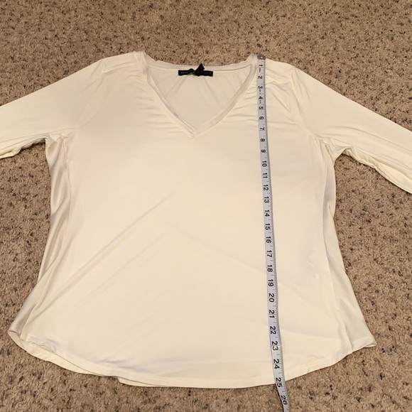 White House Black Market Long Sleeved Layering Tee - Picture 3 of 6